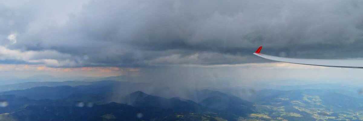 Flugwegposition um 11:19:47: Aufgenommen in der Nähe von Gemeinde Semriach, Österreich in 2522 Meter